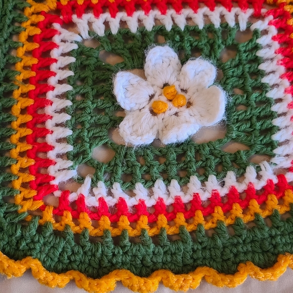 Bedding Vintage Strawberry Strawberry Flower Afghan Poshmark